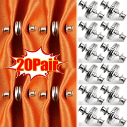 2/40x Magnetic Curtain Clips Double Sided Magnetic Suction Curtain Magnets Closure Prevent Light Leaking Keep Closed for Bedroom