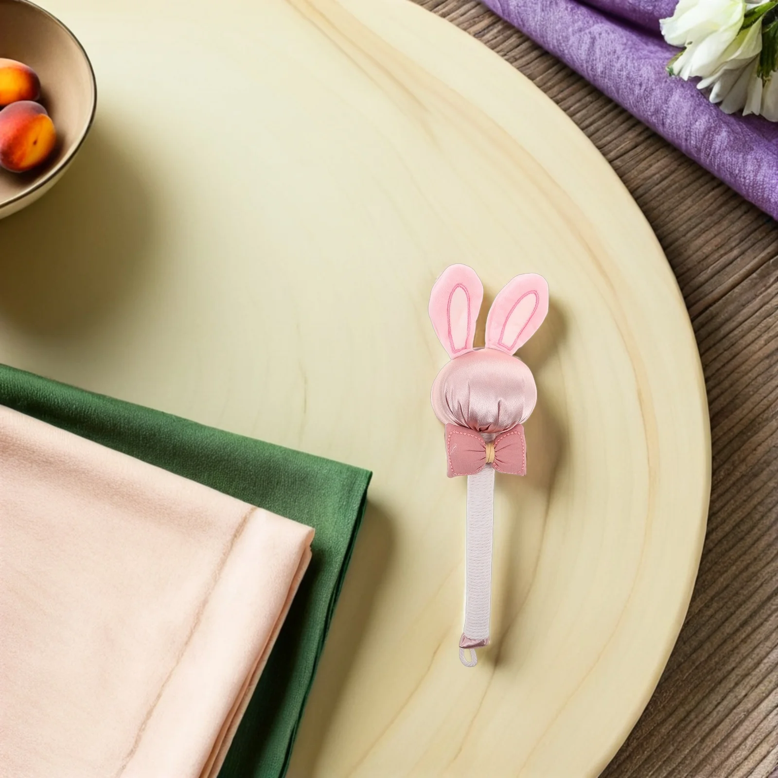 

Массажный молоток из полыни с длинной ручкой, ручной массажный молоток в форме кролика для шеи, плеч, спины, талии, портативный массажер для тела