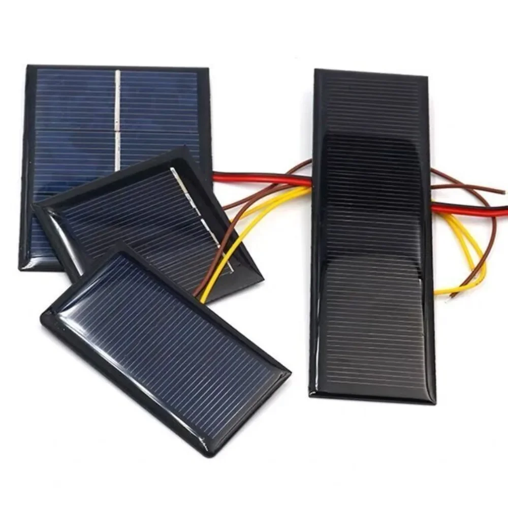 Solar Panel 1V 5V 6V Micro Solar Board Portable Fast Charger Polysilicon DIY Solar Cells System Mini Outdoor Battery Charger