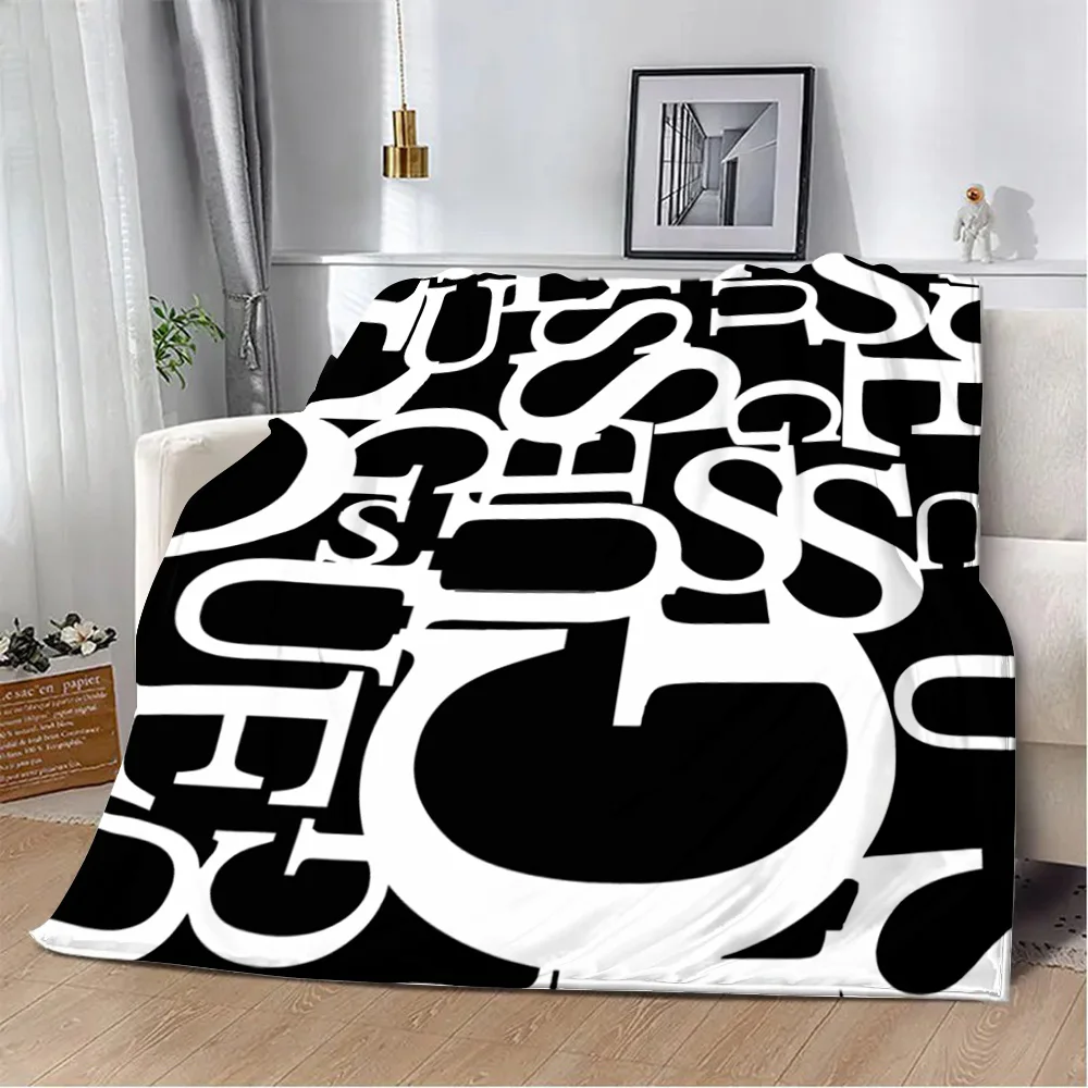 Hot Fashion Printed Blanket Picnic Blankets Warm Blanket Soft and Comfortable Blanket Home Travel G-Guesses Birthday New