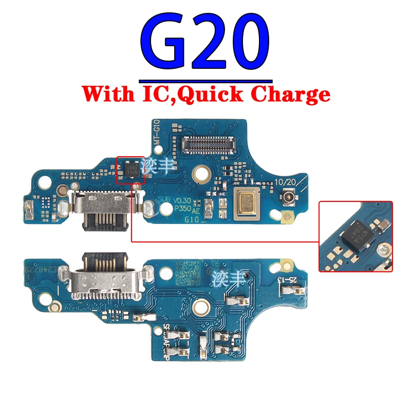 Usb Dock Charger for Motorola Moto Connector Ports G9 G100 G200 G30 G40 G50 G60 G60S Power Plus Play Charging Board Module Flex