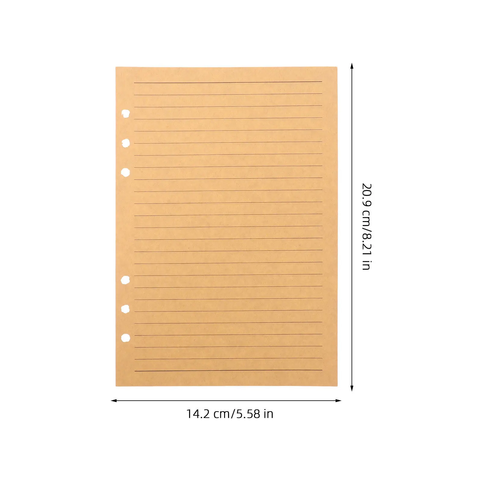 80 sheets Notebook Planner Journal Halloween Christmas New Year Brown Kraft Paper Fountain Pen Friendly Paper Daily Journaling