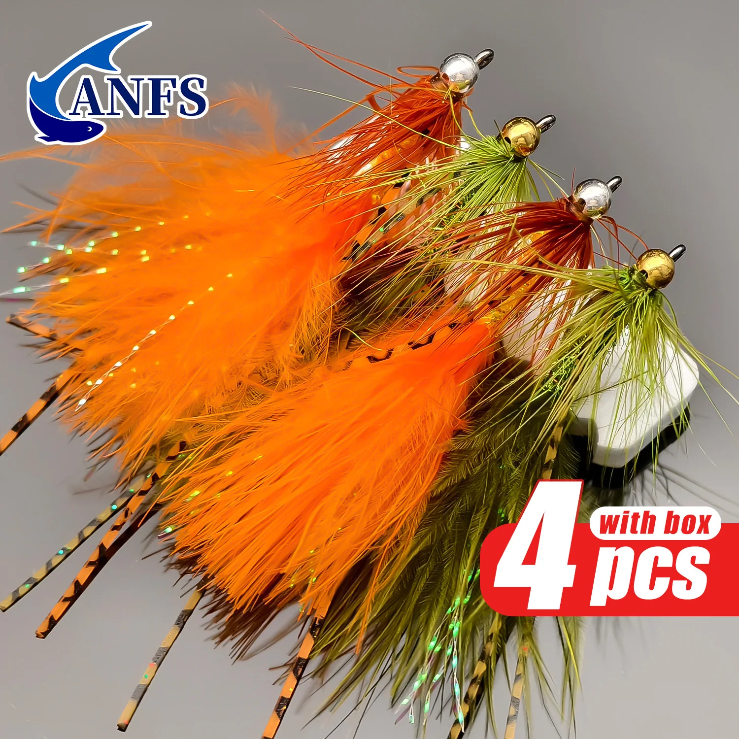 Moscas trucha ANFS – Streamers tungsteno Ugly Bugger y Wooly Bugger