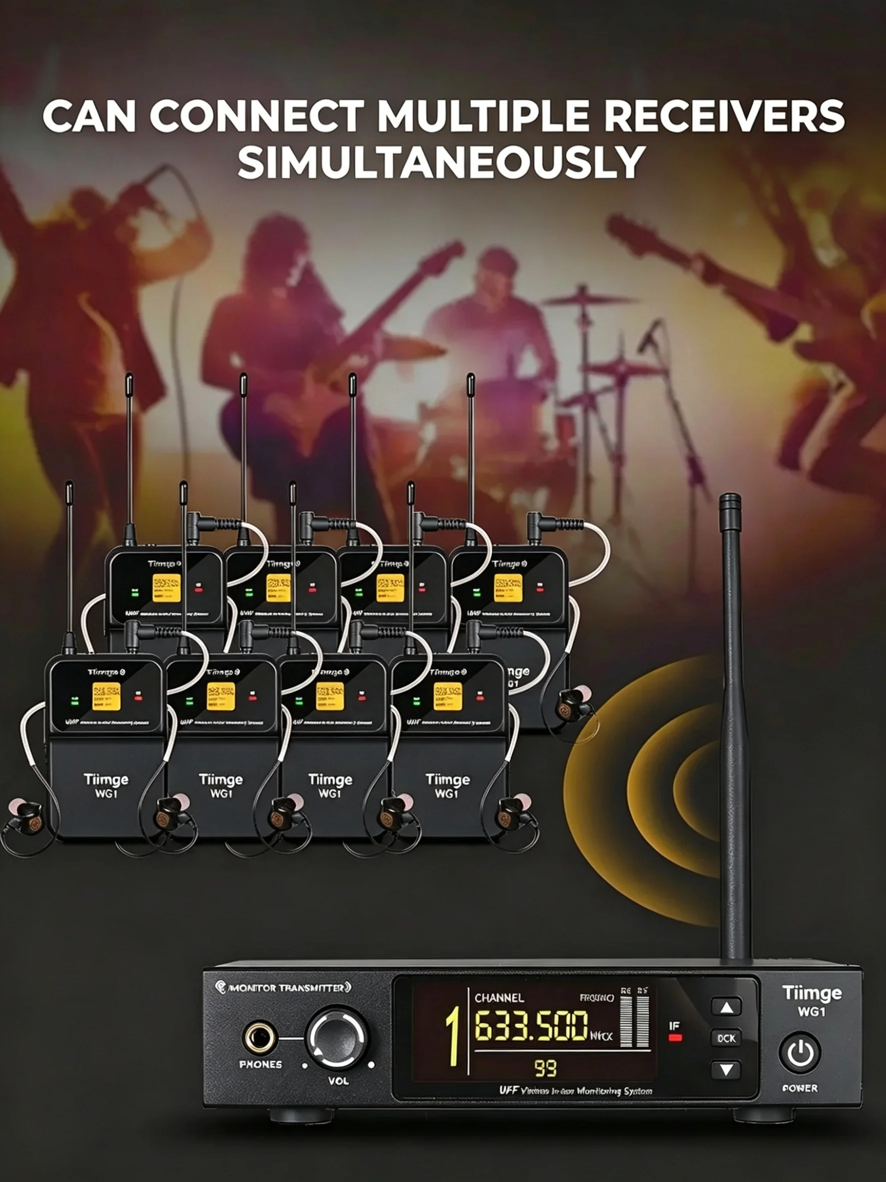 Sistema de monitores inalámbri - In Ear Monitor Iem reseña y precio