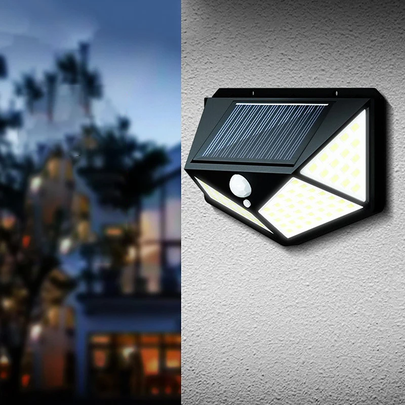 

LED Wall Lights Outdoor Solar Lamp PIR Motion Sensor Solar Powered Sunlight Street Light For Garden Decoration