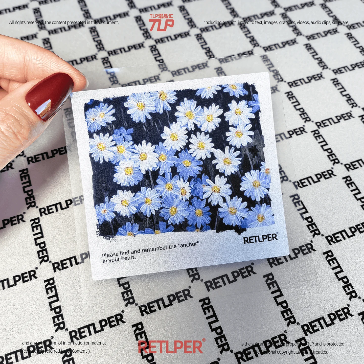 Retlper Reflective Car Sticker Original Daisy Sunflower Find Your Inner Anchor Point Waterproof for Car/Moto