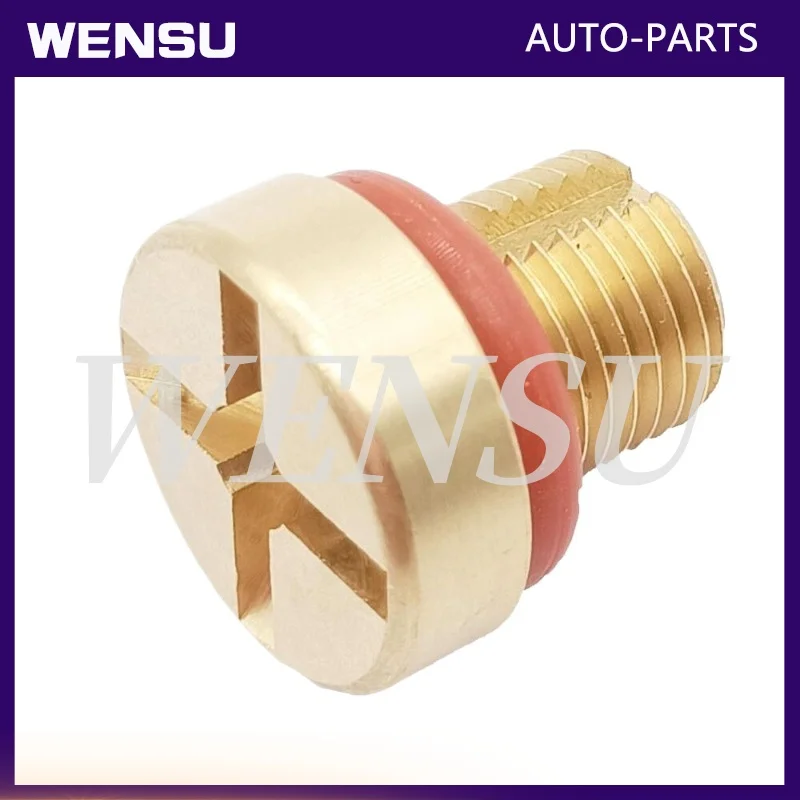 Carpal Water Pipe Thread Brass End Capi Solid Plug Connector For Land Rover LR4 LR034624 LR031393