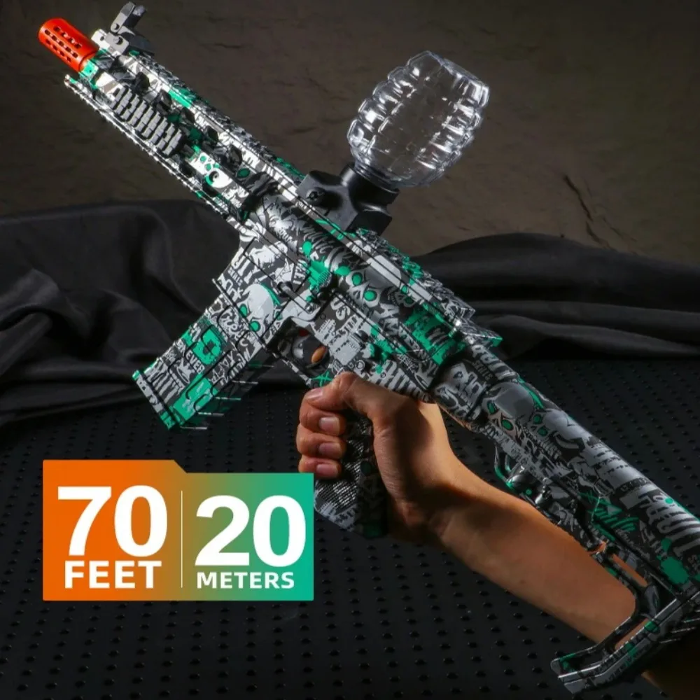 Elektryczny pistolet M416, zabawka, ładowalny, automatyczny, do strzelania na zewnątrz, gra w kulki wodne, prezent świąteczny dla dzieci.