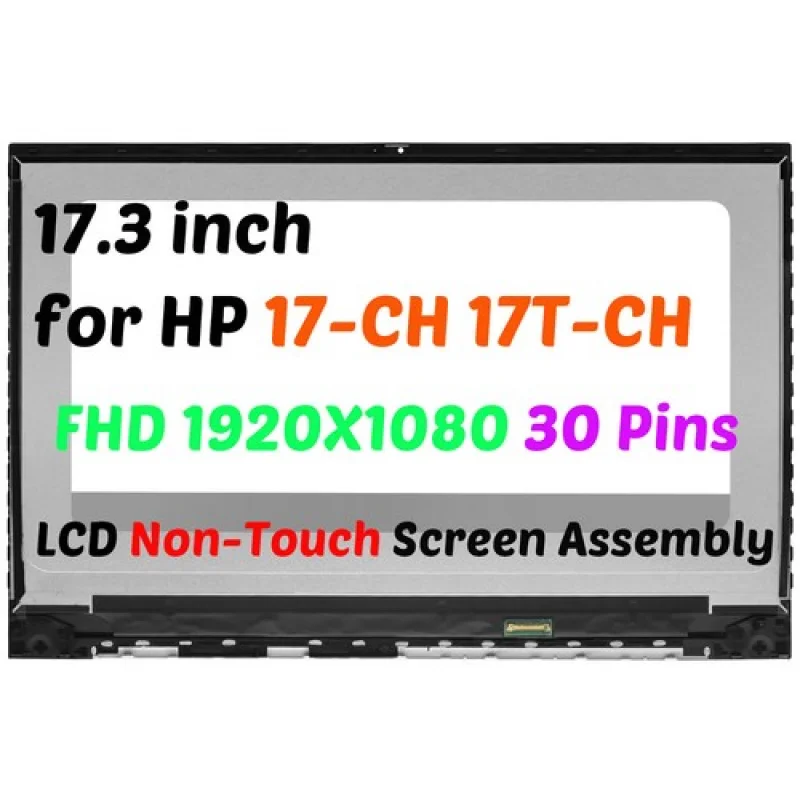 

A++17.3 for HP Envy 17-CH 17-CH000 M45768-001 FHD LCD Non-Touch Screen Display Assembly