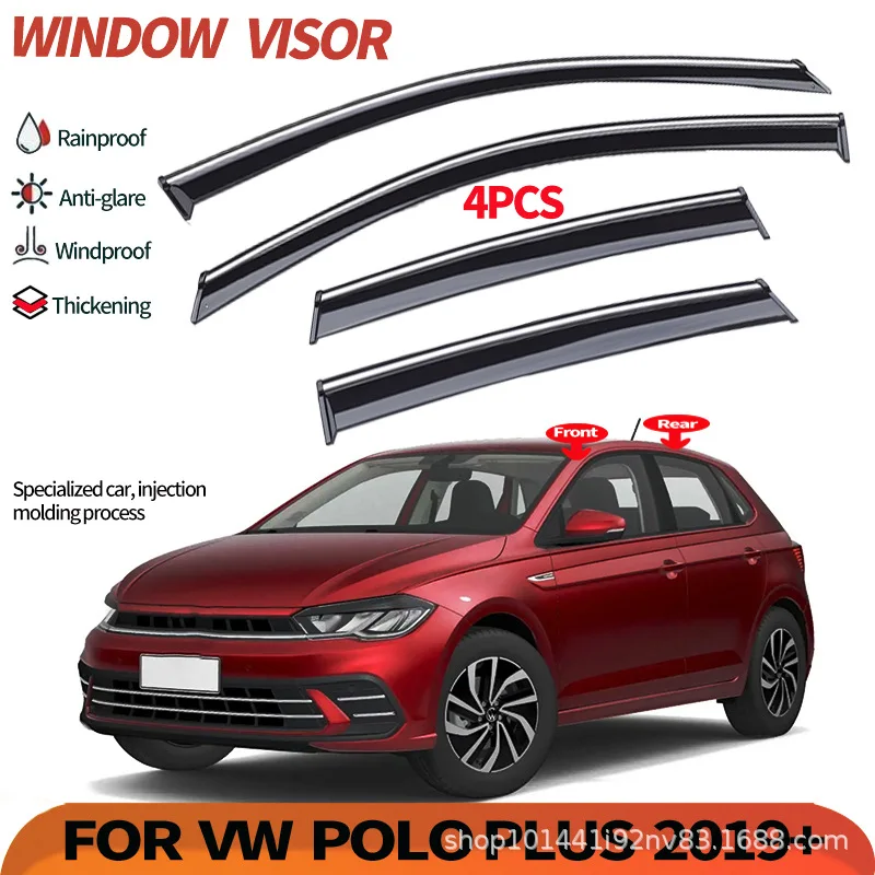 

Suitable for Volkswagen Polo rain shield car window rain shield VW Polo AW-BZ 2019Window visor