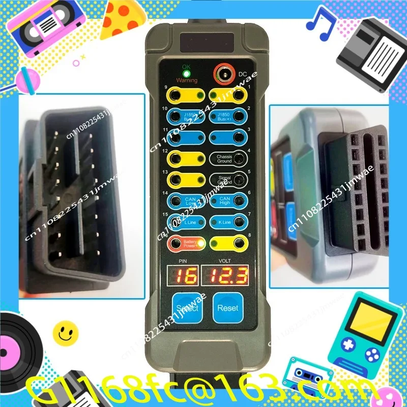OBD Jumping Box Tester Car Motorcycle Heavy Truck Excavator Circuit Maintenance Diagnostic Engineer