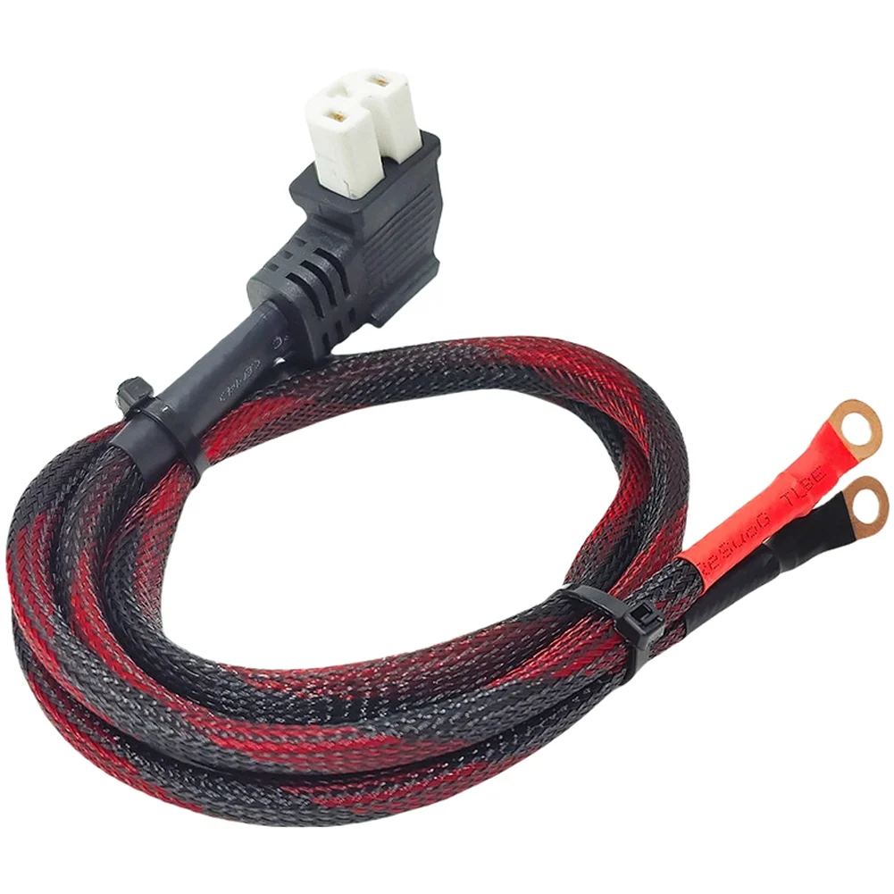 Porcelain Head Elbow 1M Power Cord 10AWG Flexible Silicone Outer Layer Zinc Plated Pure Copper Inner Conductors