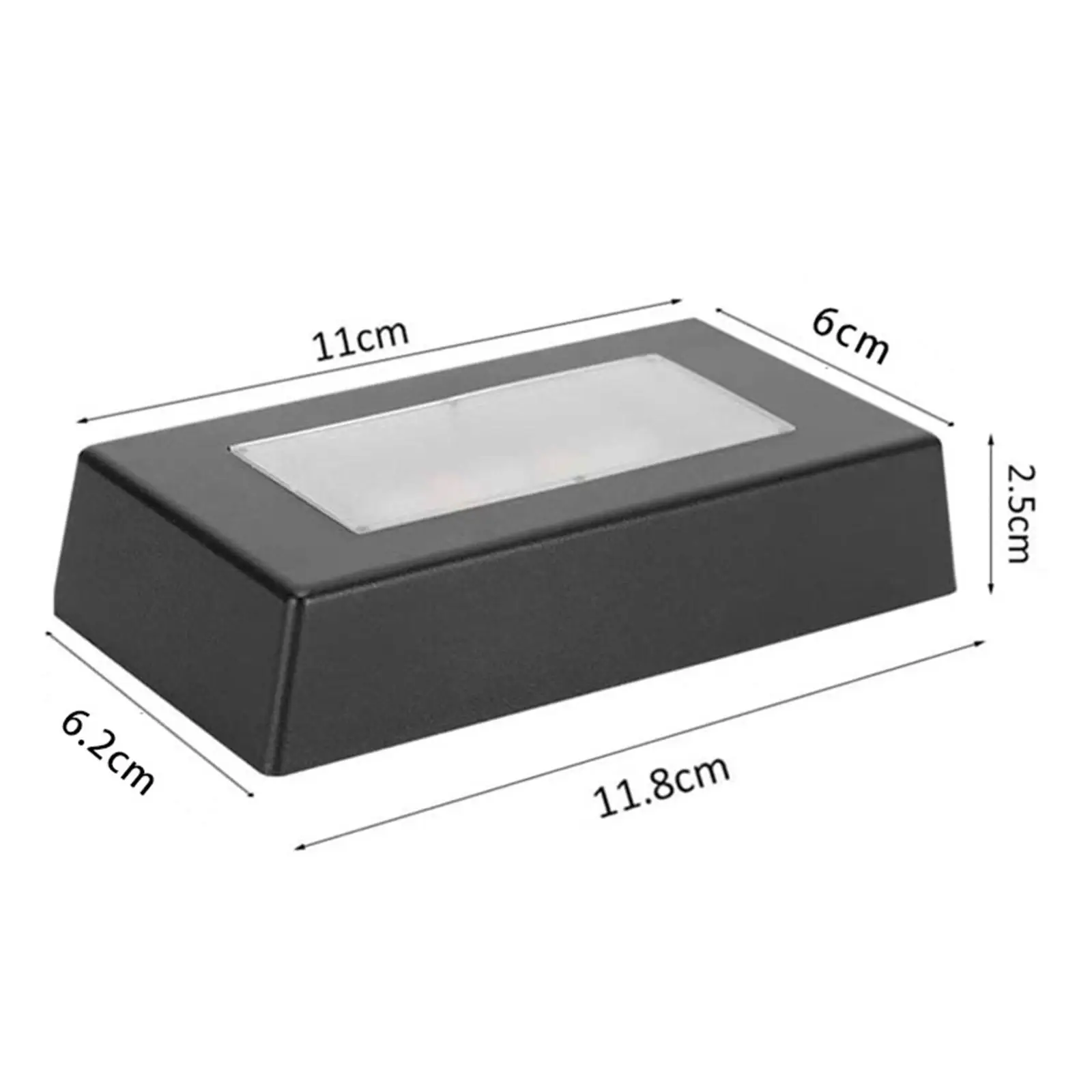 3D Light Base Rectangle Display Stand for Glass Art Crystal Display