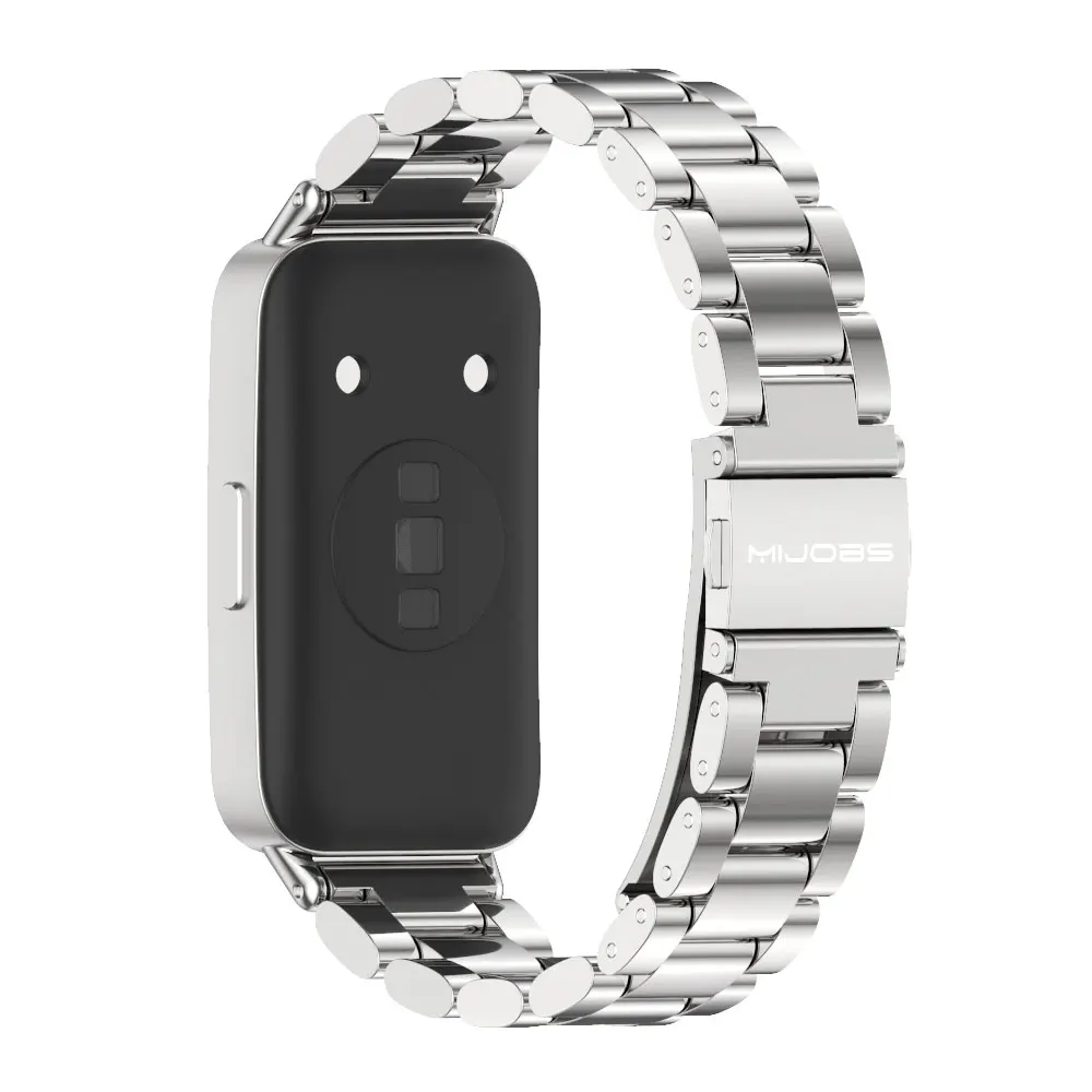 ブレスレット Huawei 社バンド For Huawei Band 10 時計バンド金属ステンレス鋼リストバンド Huawei 社バンド 9 8 ビジネスストラップ交換アクセサリー