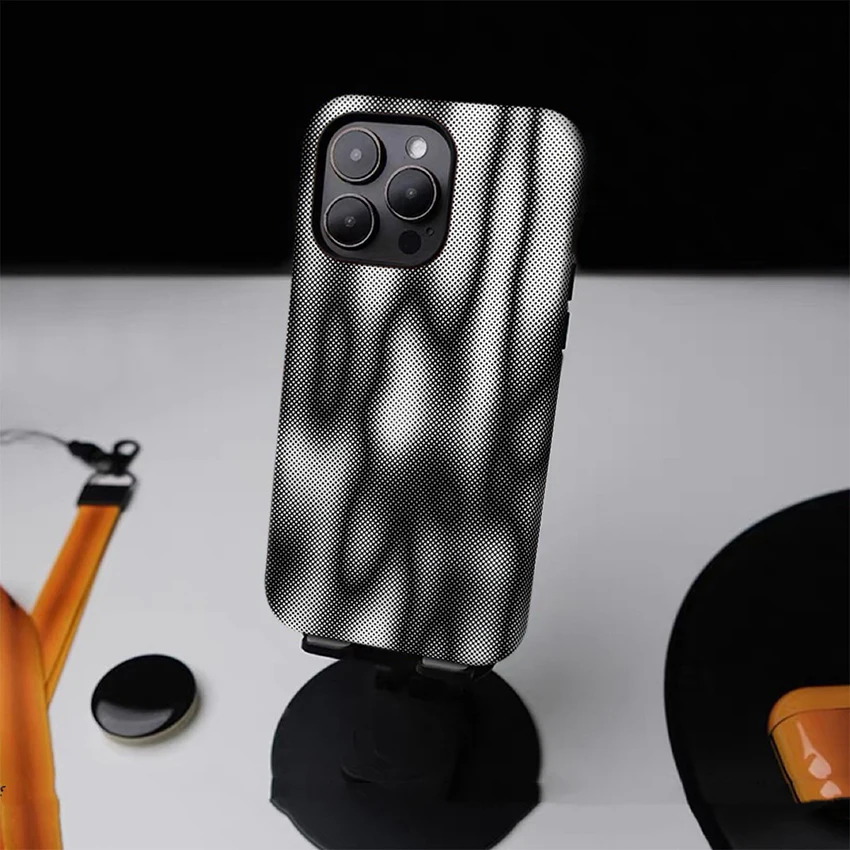 حافظة هاتف حماية مزدوجة لهاتف آيفون 17 16 15 14 13 Pro 12 11 Max Plus 16Promax حافظة هاتف بنمط شخصي غطاء فريد