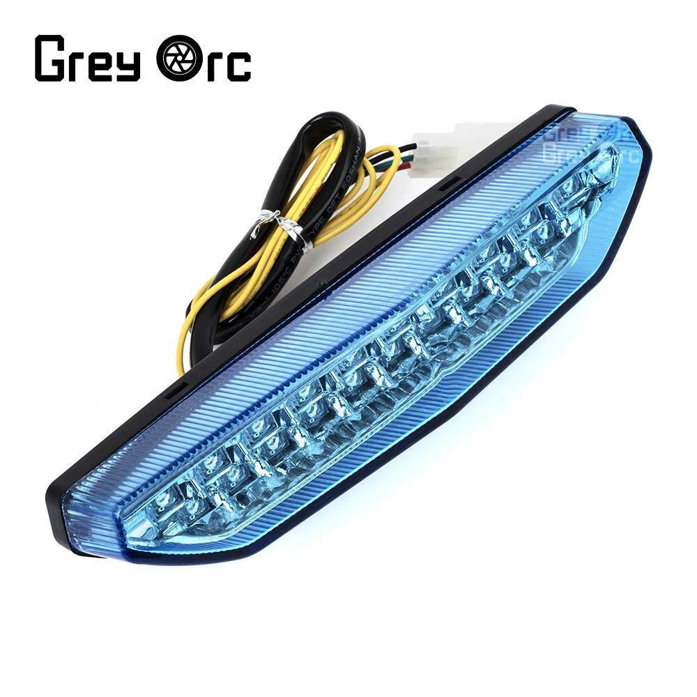 Motorcycle LED Taillight For Kawasaki Ninja ZX-6R ZX6R ZX 6R 2007 2008 Rear Tail Light Brake Turn Signals Integrated Light