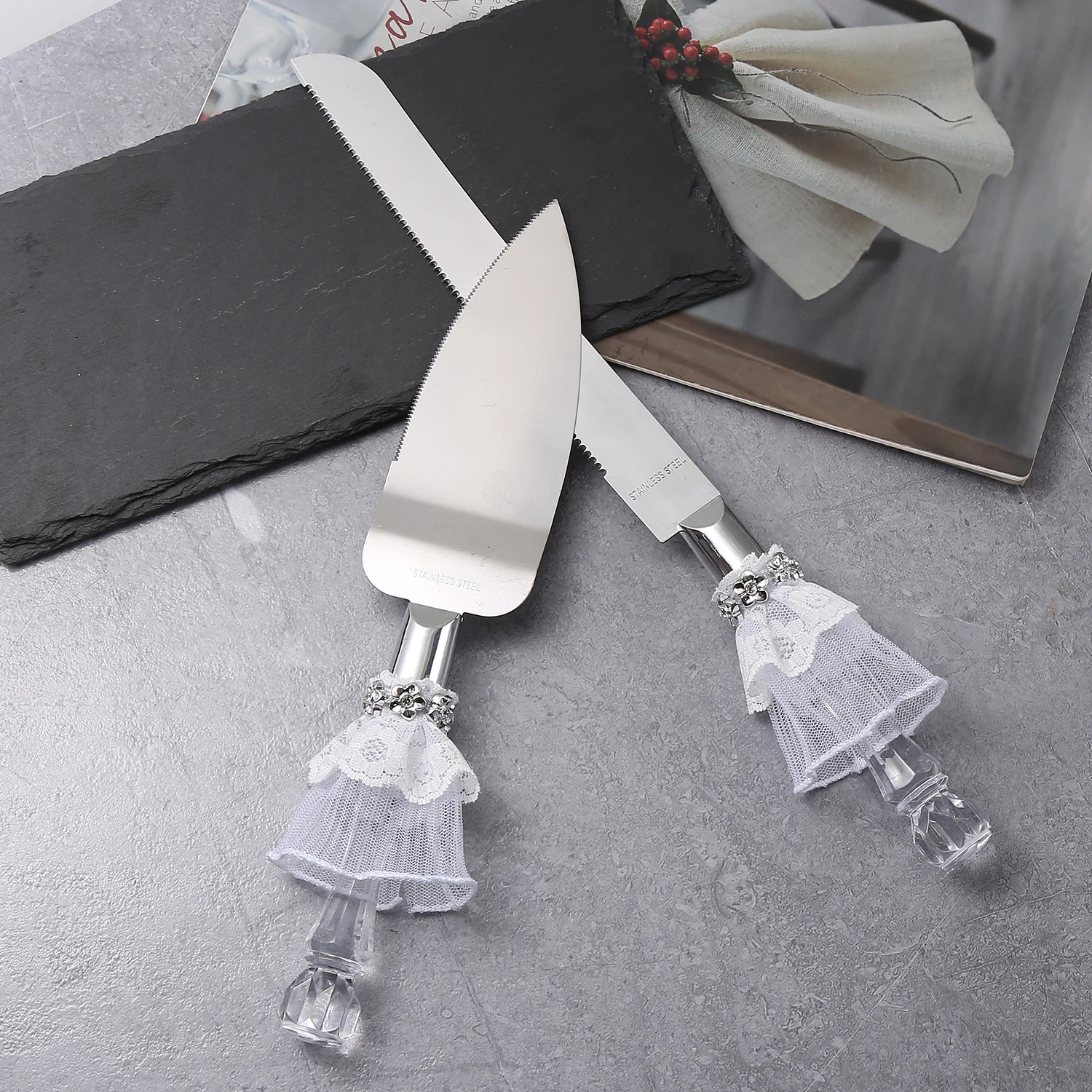 Amor romântico cristal presente taças de vinho cerimônia de casamento conjunto de talheres de vinho