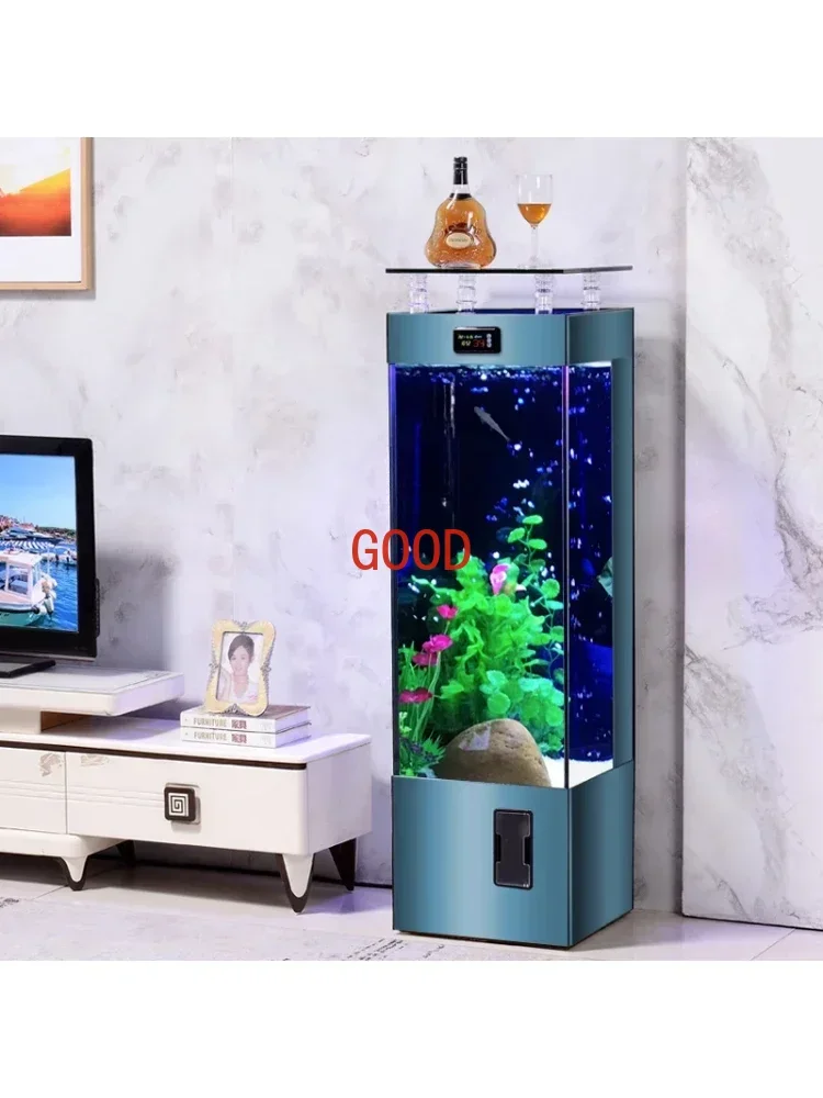 Smart Fish Tank Ecological Lazy Change Water Small and Medium-Sized Living Room Home Fish Globe Aquarium Bottom Filter