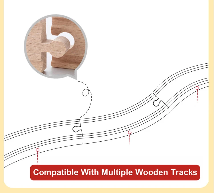 Château à huile à inertie magnétique, remorque de simulation avec poupée, Compatible avec la piste en bois, Puzzle pour enfants, voiture jouet ABS, XT219