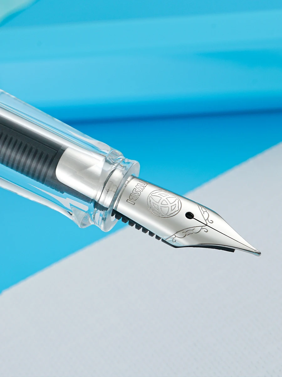 Smooth TWSBI ECO Piston Pen Transparent Resin Fountain Pen Holder Large Capacity Ink Storage Student Writing Supplies Gift