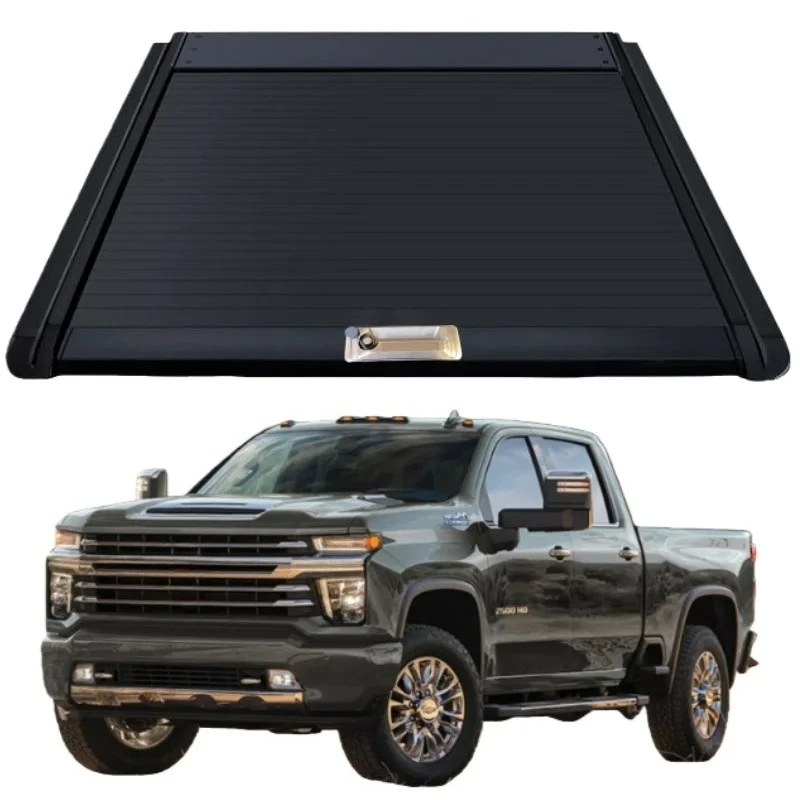 For  Ranger  Tundra for  Gladiator  F150 Isuzu Dmax-Waterproof No Drill Manual Aluminum Alloy Tonneau Cover