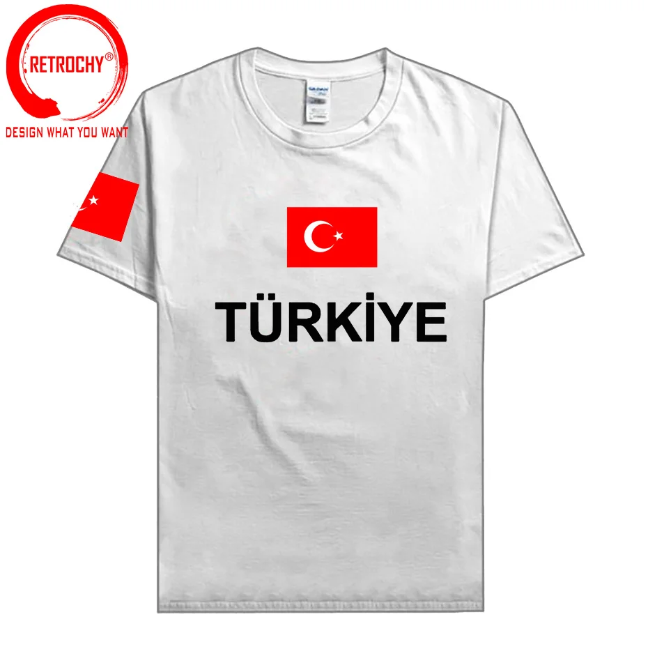 Turkey t shirt men TUR t-shirts nation team 100% cotton fans tops letters street wear fitness tshirt Turkish Turk country tees