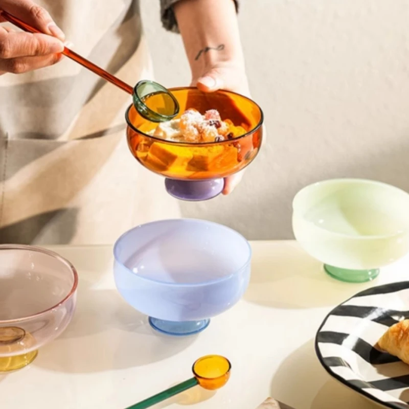 Korean Instagram blogger the same Pyrex bowl Tall ice cream bowl yogurt bowl dessert cup