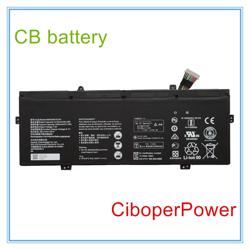 

7.6V 56.3Wh HB4593R1ECW Battery for 5 8250U R5 2500U X ProX