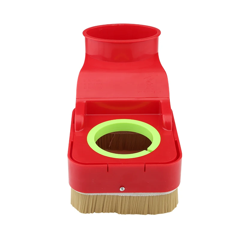 CNC Router Dust Shoe 75/80/85/90/100mm Dust Collector Dust Cover Brush For CNC Milling Machine Cleaner Woodworking Tools