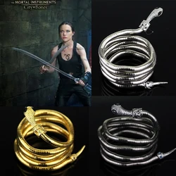 The Mortal Instruments City of Bones Isabelle Serpent Snake Bangle 3 Colors Bracelet Prop Gift