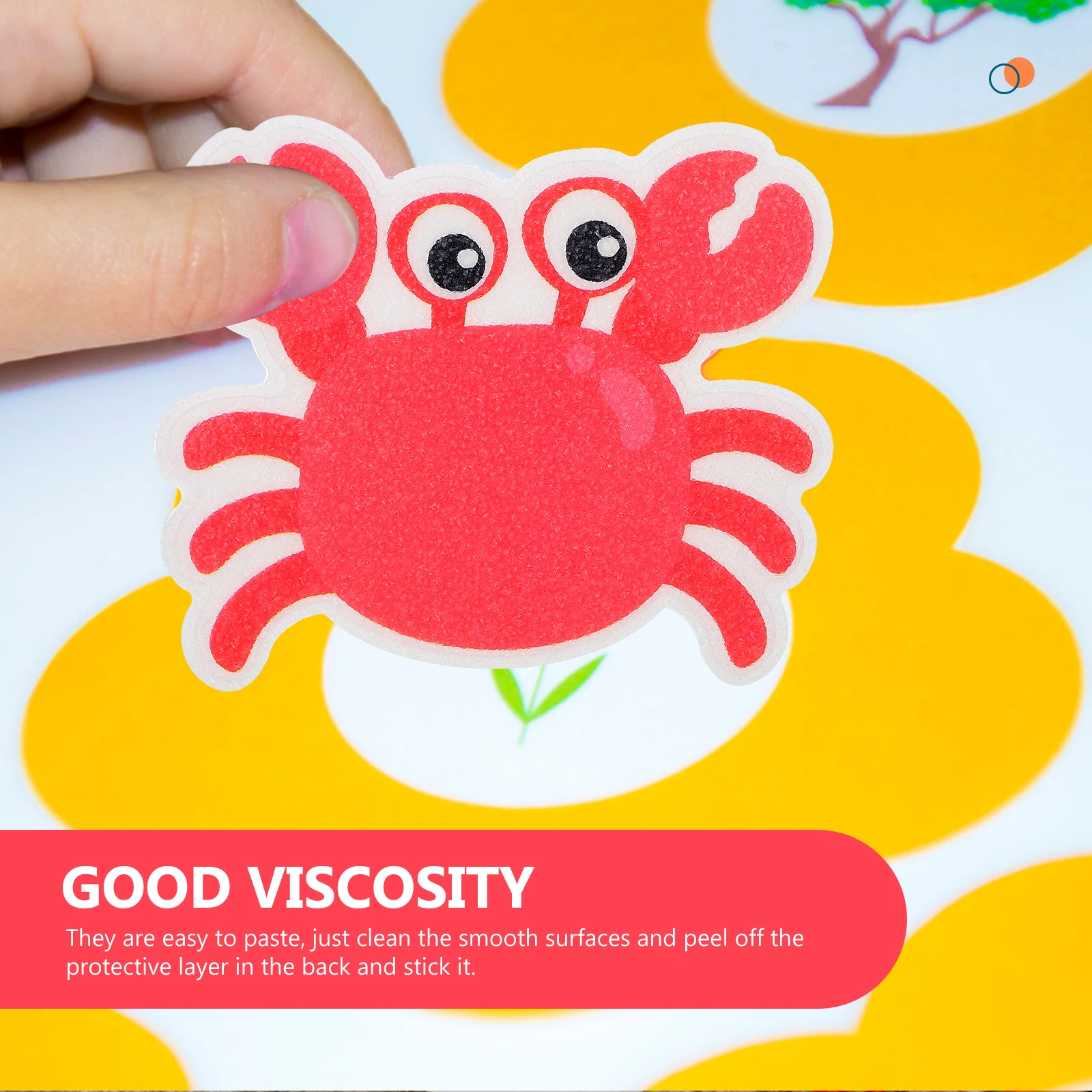

1 set Anti-Slip Bathtub Stickers Kids Cartoon Waterproof Adhesive For Bathroom Floor Wall Marine Design With Scraper Non-Slip