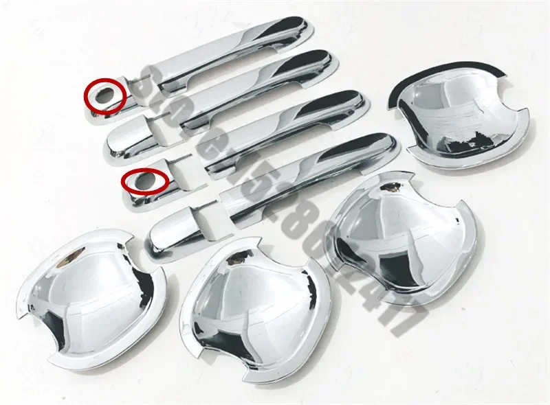 ABS Chrome Door Handle Bowl Trim Door handle Protective covering Cover Trim For Hyundai Accent 2007-2011 Car styling