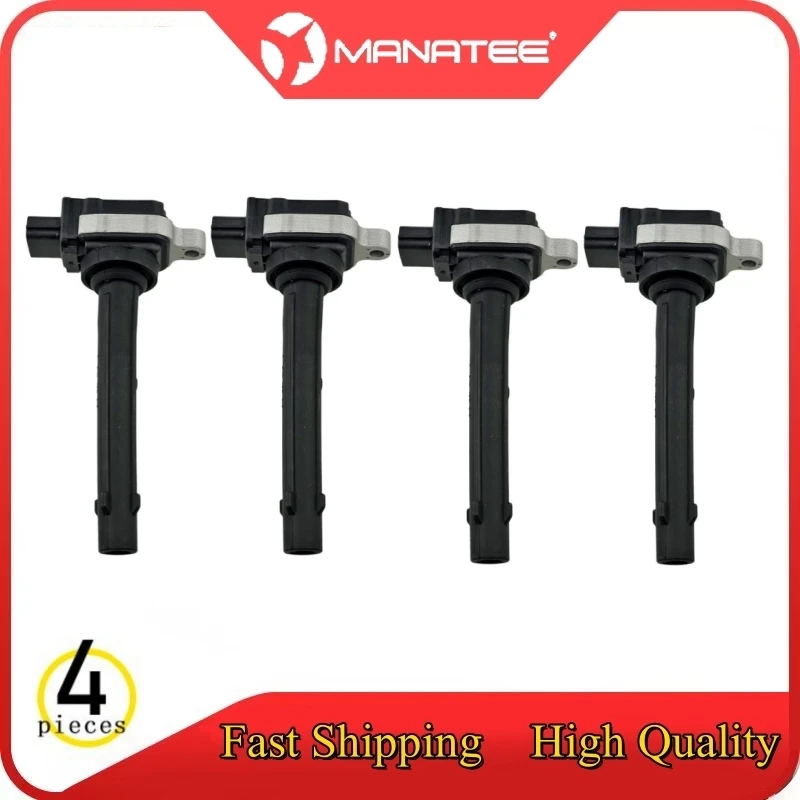 4 PCS Auto Ignition Coil For BESTURN B30 1.6L 2015- B50 1.6L 2015- X40 1.6L 2016- For FAW JUMPAL A70 SENIA R7 R7C F01R00A056