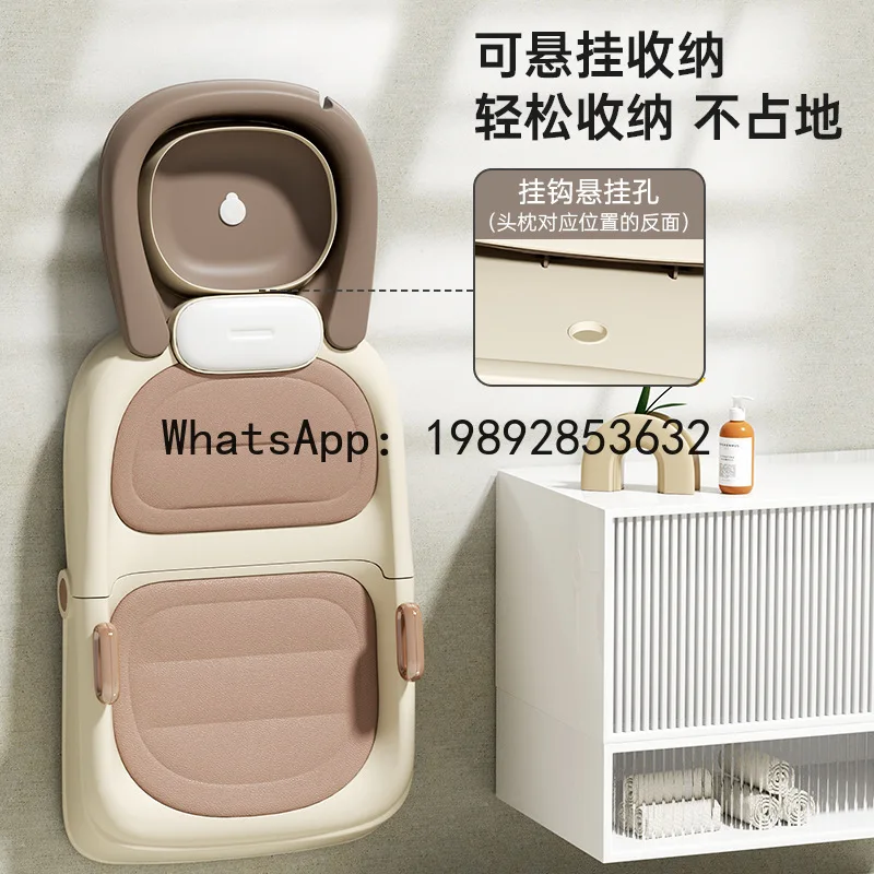 Washing Tool Children Hair  Recliner Baby Portable Hair Washing Bed Adult Home Foldable Hair Washing Stool