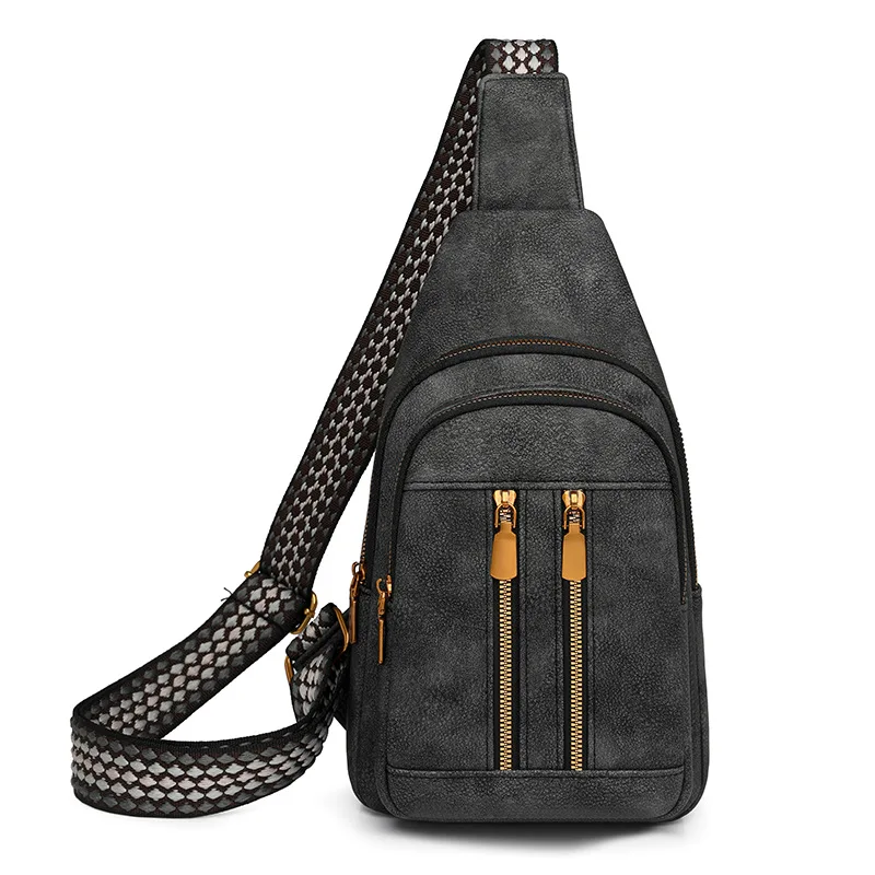 Multi Functional Chest Bag With Earphone Hole Women Backpack Female Sling Messenger Travel Waist Crossbody Bags Girl Back Pack