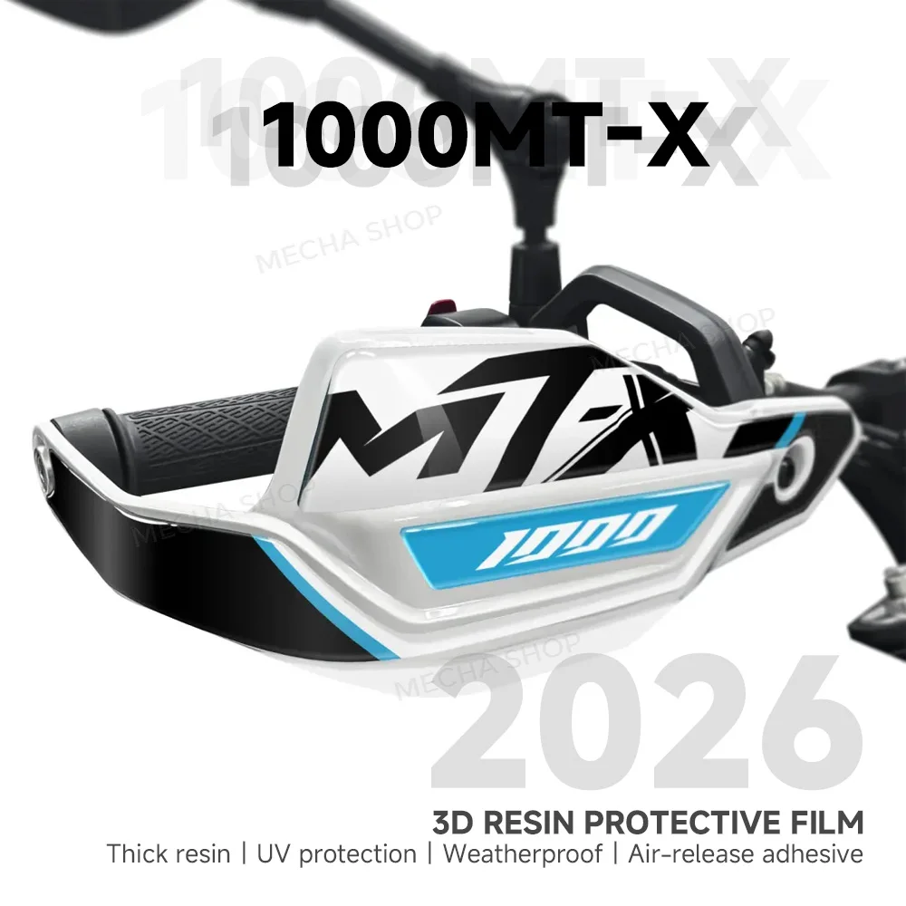 For CFMoto 1000 MT-X 2026 Motorcycle HandGuard Stickers Hand Guard Decals Waterproof