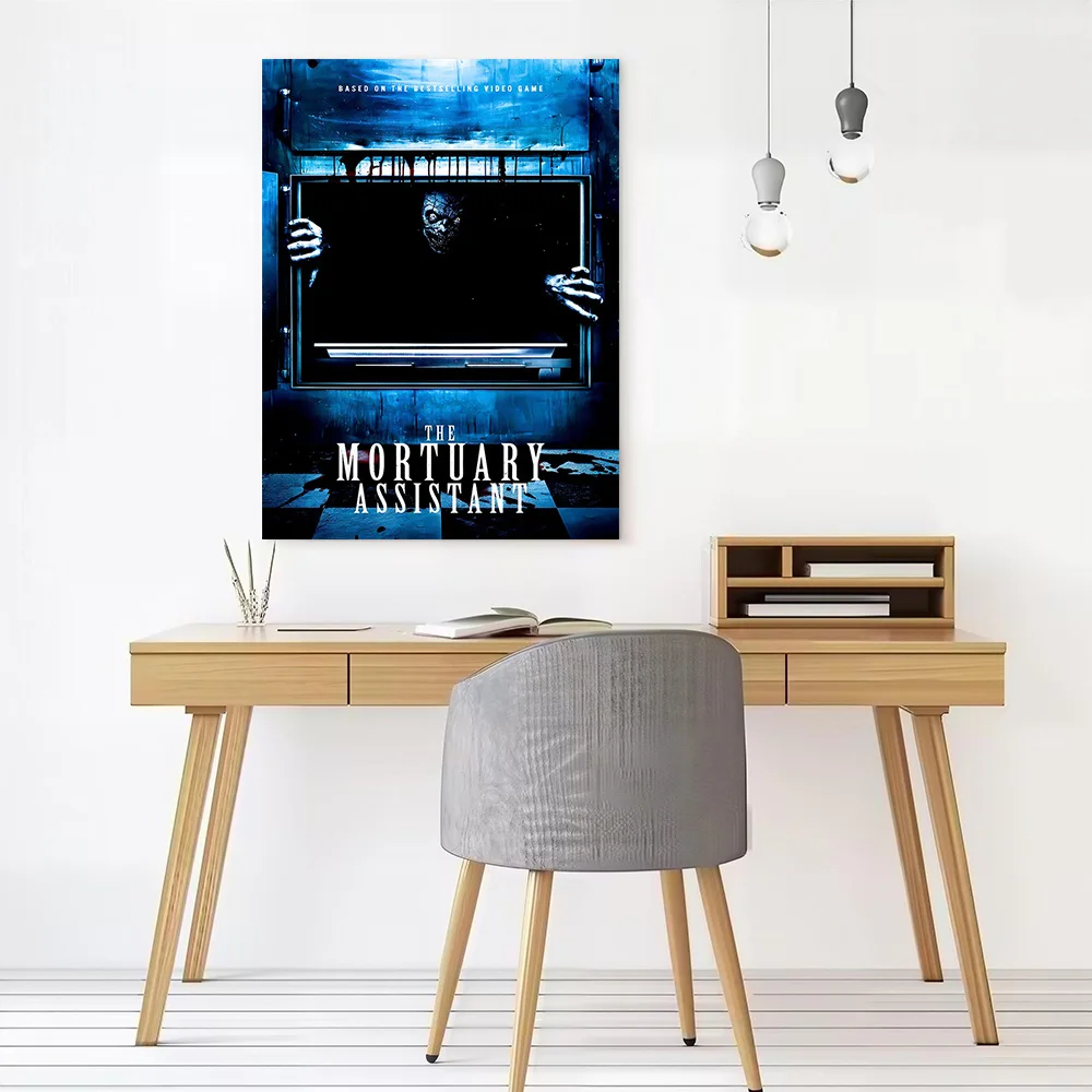The Mortuary Assistant Video Game Poster Customizable Printed Canvas Painting for Pictures Wall Art Home and Decoration Room