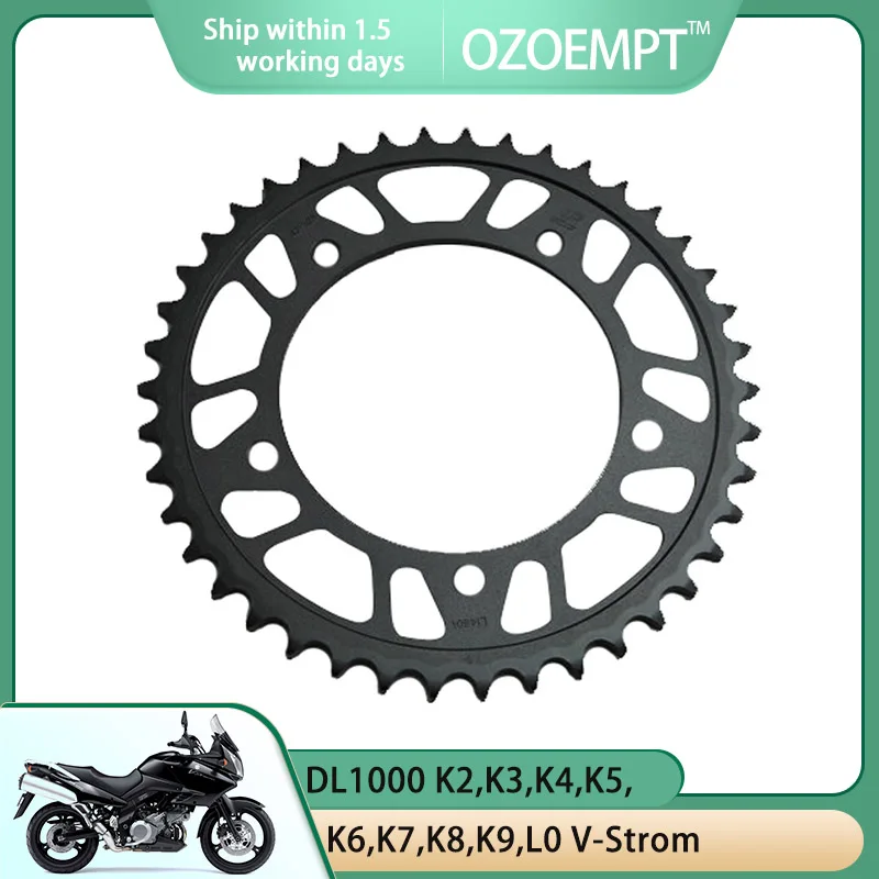 

OZOEMPT 525-41T Motorcycle Rear Sprocket Apply to KLV1000 DL1000 K2,K3,K4,K5,K6,K7,L0 V-Strom ,SE/SEA L0,L1,L2 V-Strom Touring