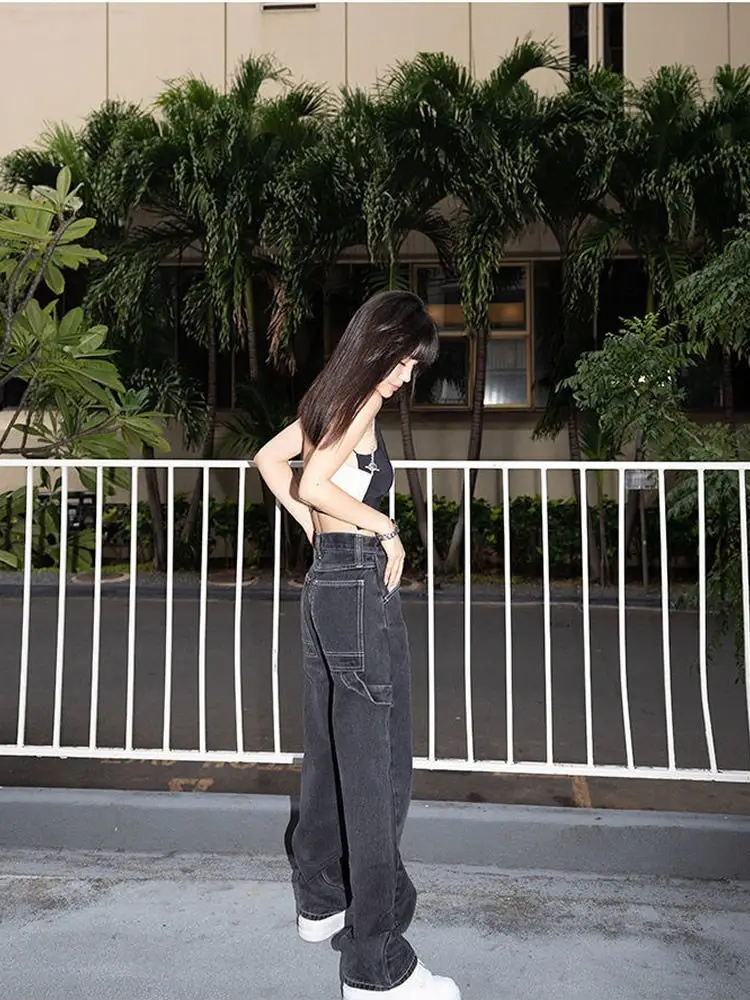 Gescheurde jeans Koreaanse kleding vrouw thermische winter warme fleece gevoerde verdikte dames vrouwelijke broek denim mode comfortabel