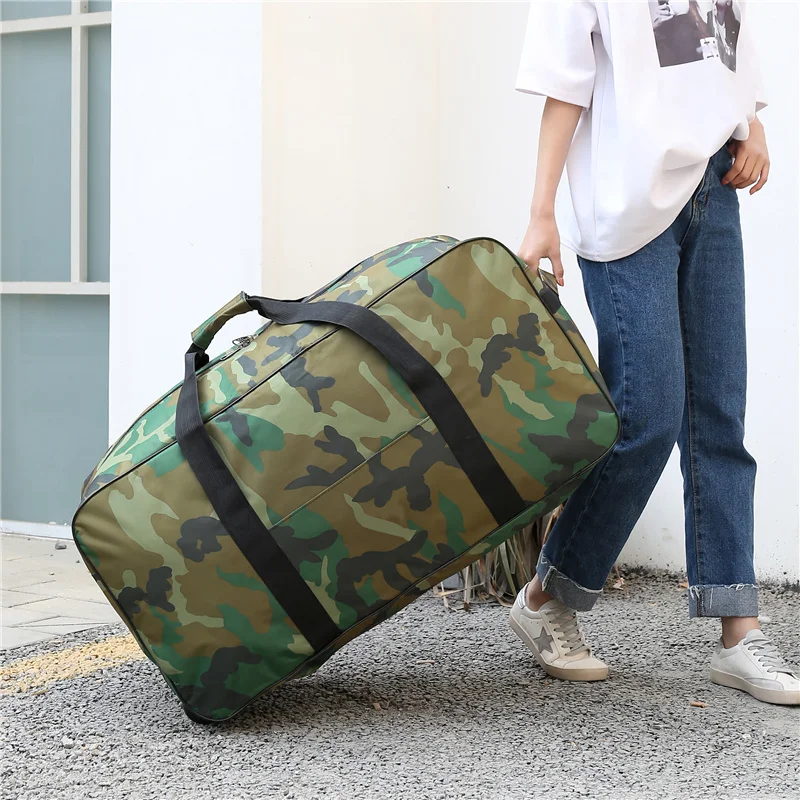 

Ox Cloth Thiened Large Capaci Lage Bag for Air Travel Moving Storage Studng Abroad And Moving Heavy Du Durable