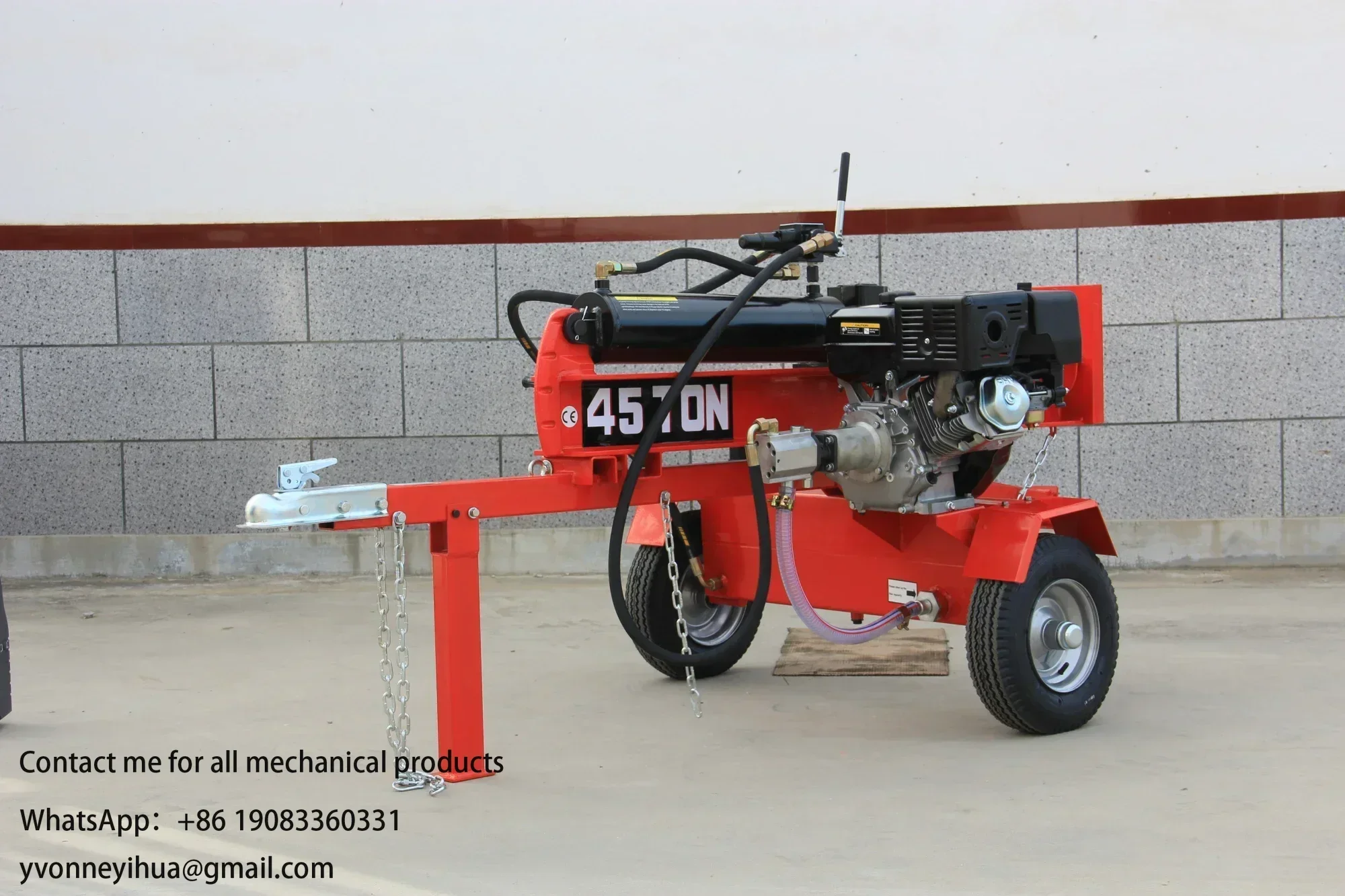 45ton Splitting Force Forestry Machinery 15horsepower Engine Hydraulic Wood Splitting Machine  Log Splitter Wood Splitter