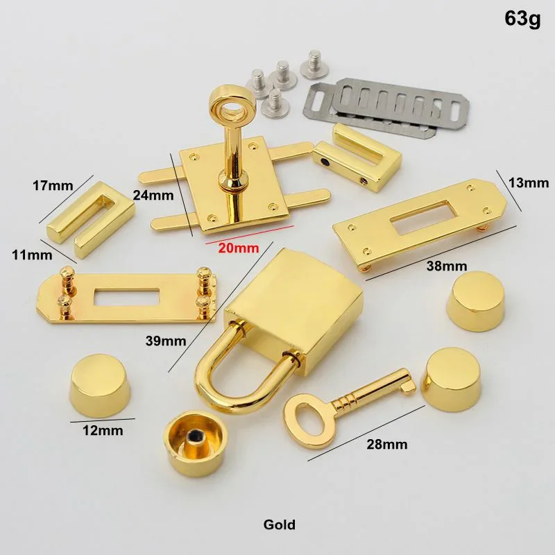 1Set Mode Metall Tasche Schlösser Verschluss Tasche Lcok Set Für Handtaschen Geldbörse Tote Verschlüsse Snap Verschlüsse DIY Hardware Fall tasche Zubehör