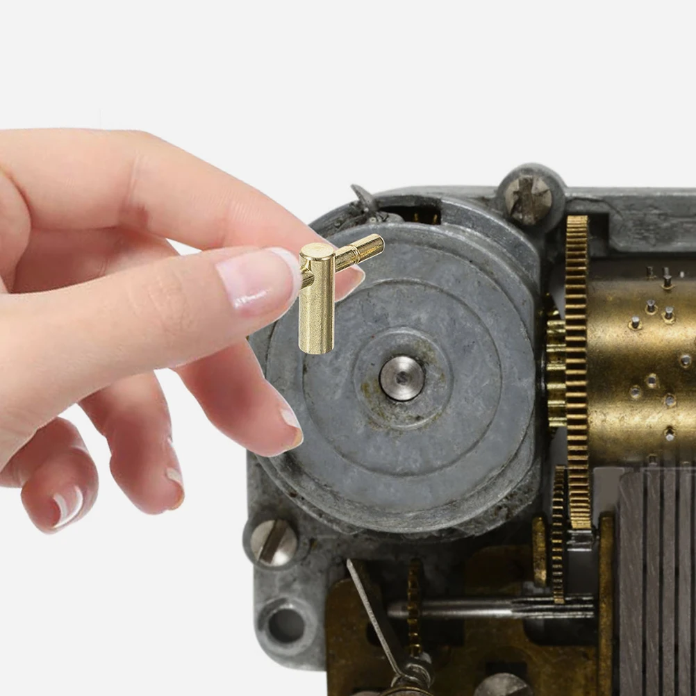 

5pcs Music Box Accessories Winding Keys Replacement Parts Musical Mechanism Iron Windup DIY Projects Custom Music Box Assemble