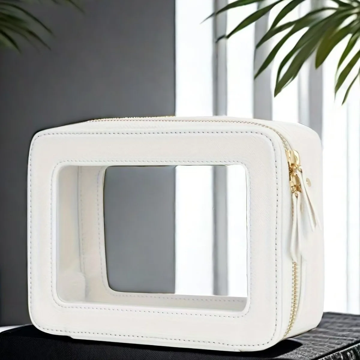 

Best seller transparent makeup bag portable cosmetic storage box Waterproof travel toiletry and makeup bag
