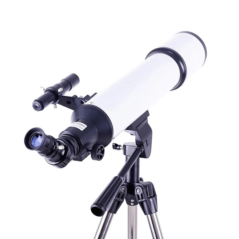 Professinal HD Astronomical Refractive Monocular Telescope F80600 with Tripod & Bag Space Observing Telescope for Astrophiles