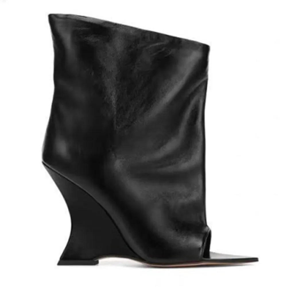 2025 الربيع والخريف المرأة فم السمكة سميكة عالية الكعب طول الركبة الأحذية النسائية موضة المنحدر كعب كبير الصيف أحذية باردة