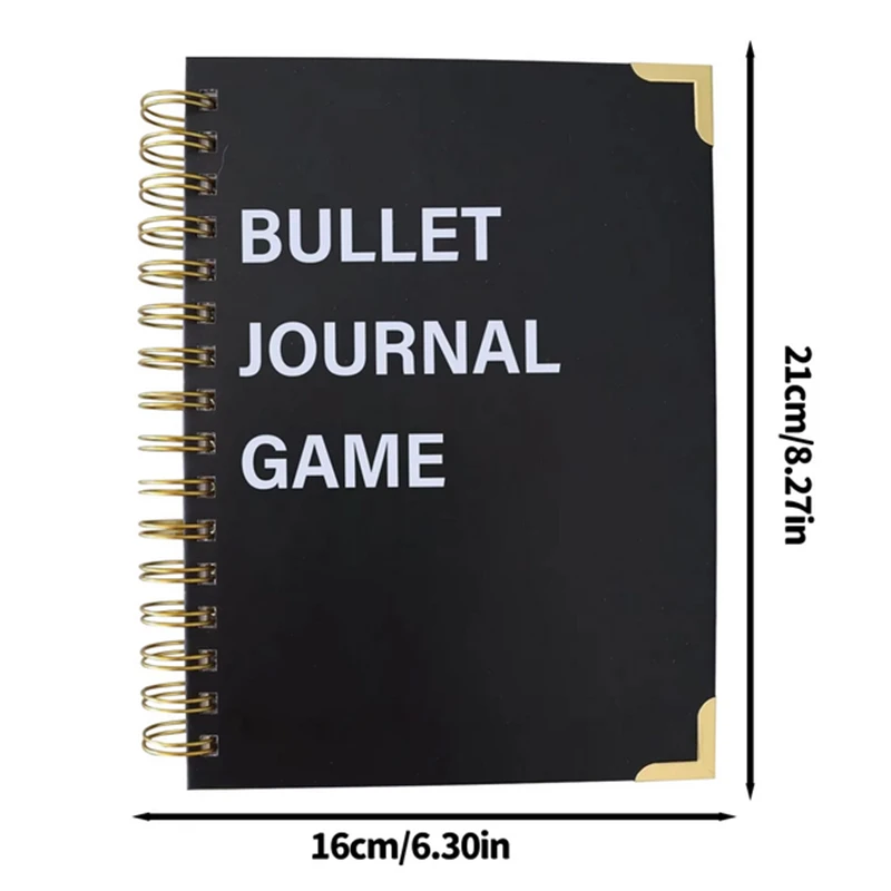 2025 New Portable Bullet Dot Journal Game Log A Creative Notebook For Tracking Game Progress Task Planning And Life Organization