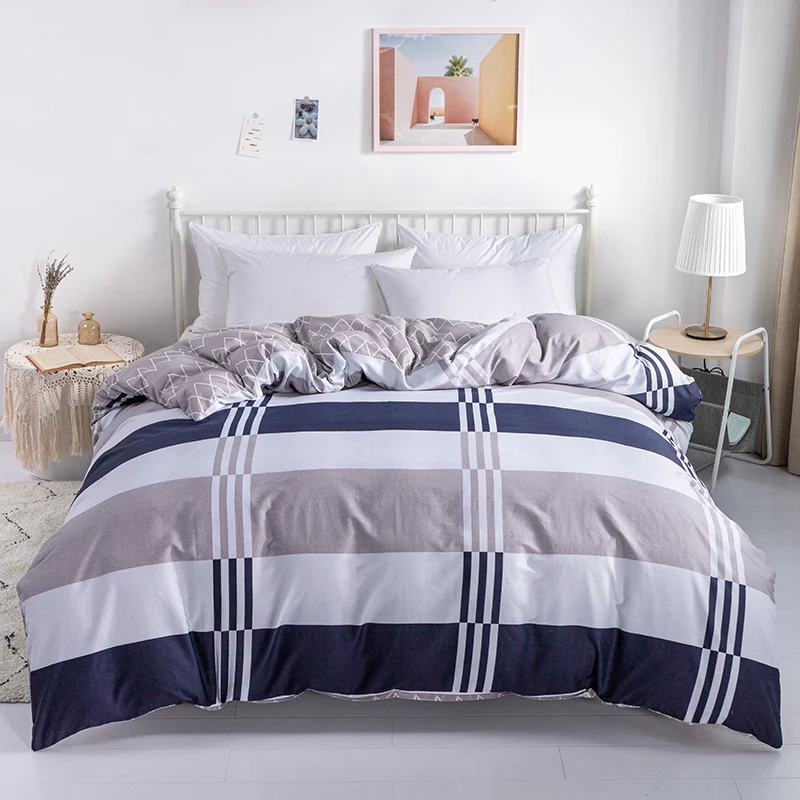 

New 12868 All-cotton Quilt Cover Single Quilt Cover in Student Dormitory Skin-friendly and Breathable Bedding