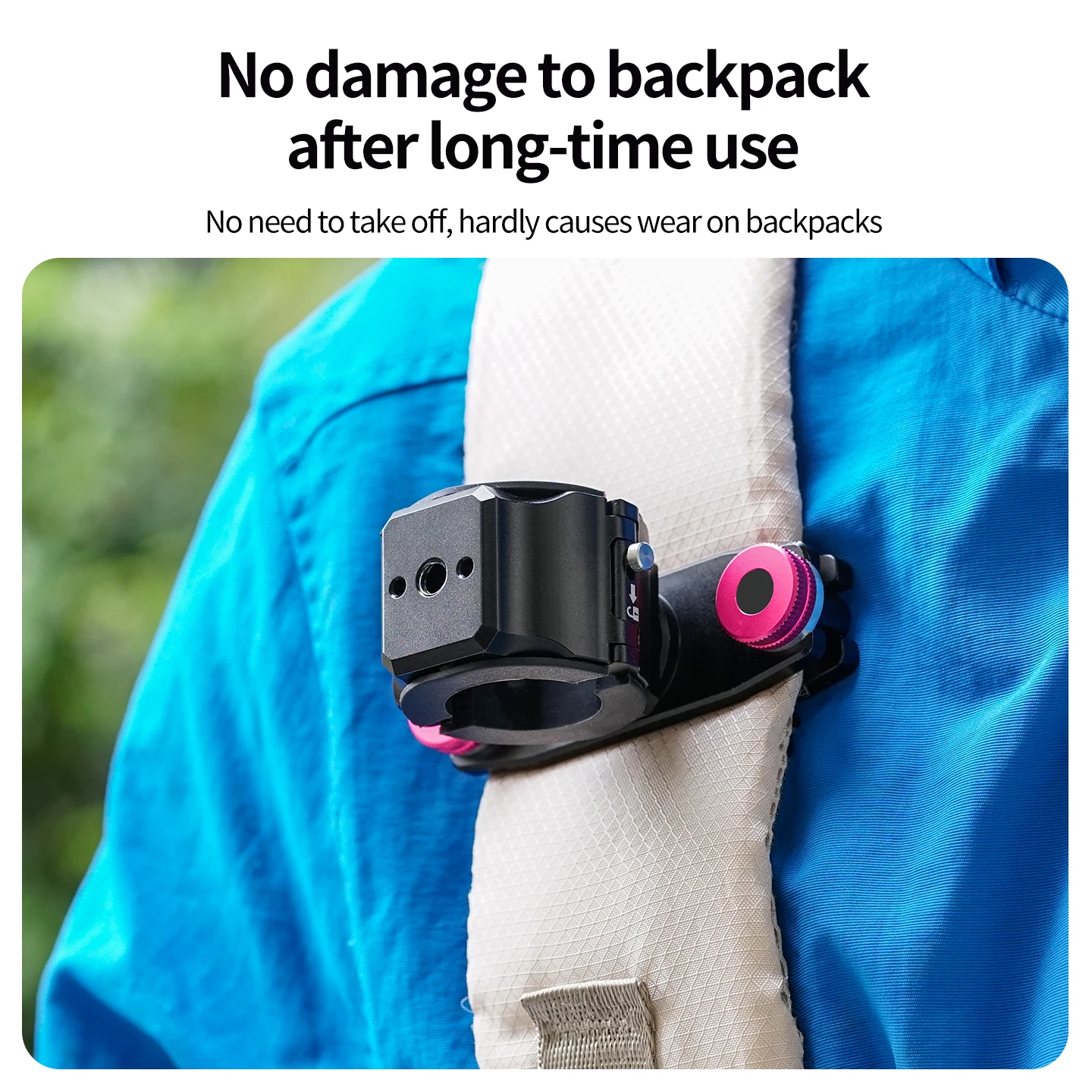 Kamera-Selfie-Stick-Clip für Rucksack-Schultergurt – Schnellverschluss-Halterung für Insta360 GoPro DJI Action – Freihändige Fotografie – Detail 16