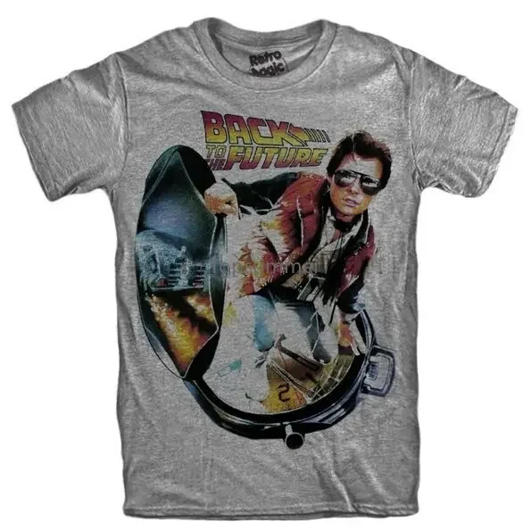 

Back To The Future T-Shirt Alternative Cover Marty-Doc-Biff-Einstein - Lorraine